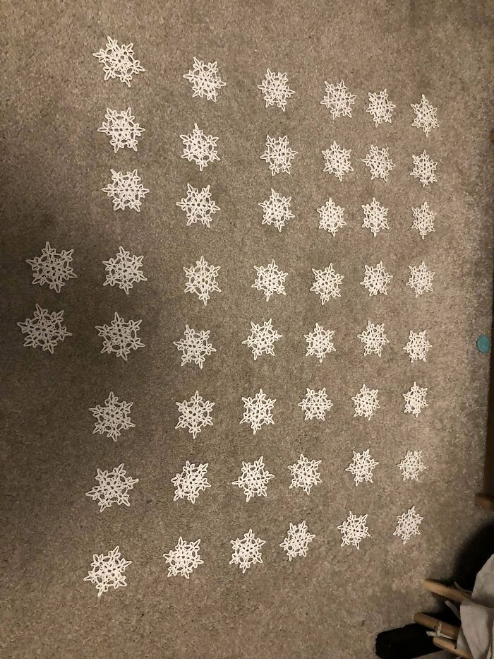I Made 50 Snowflakes For My Preschoolers!