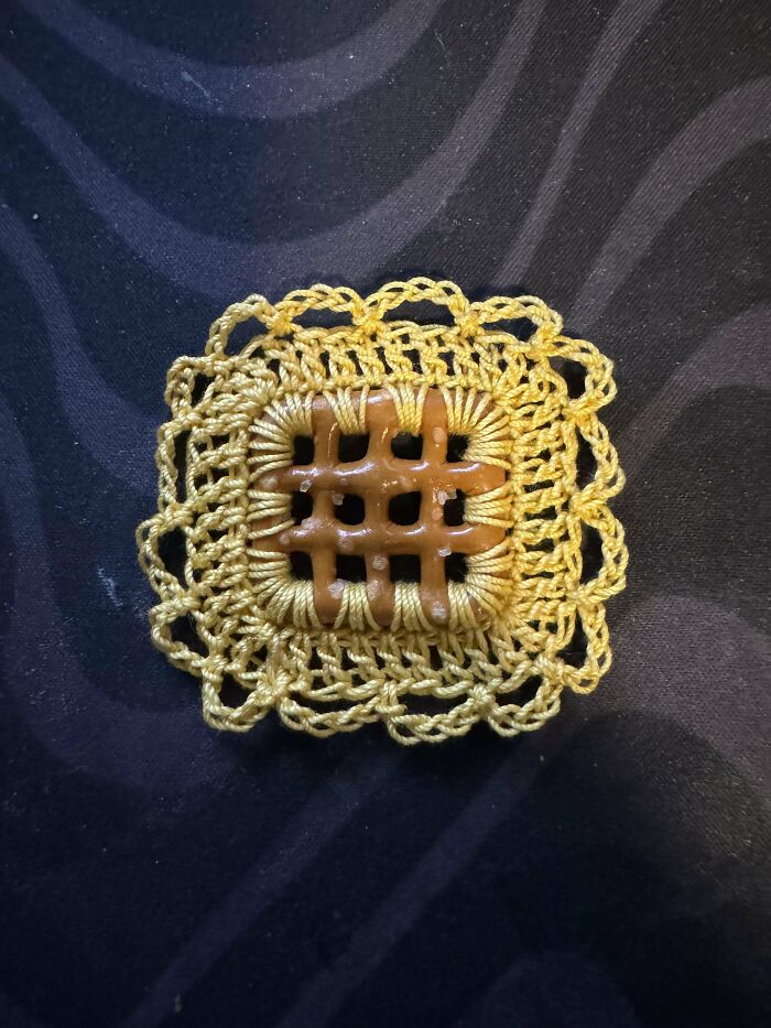 I Got Bored So I Crocheted A Pretzel
