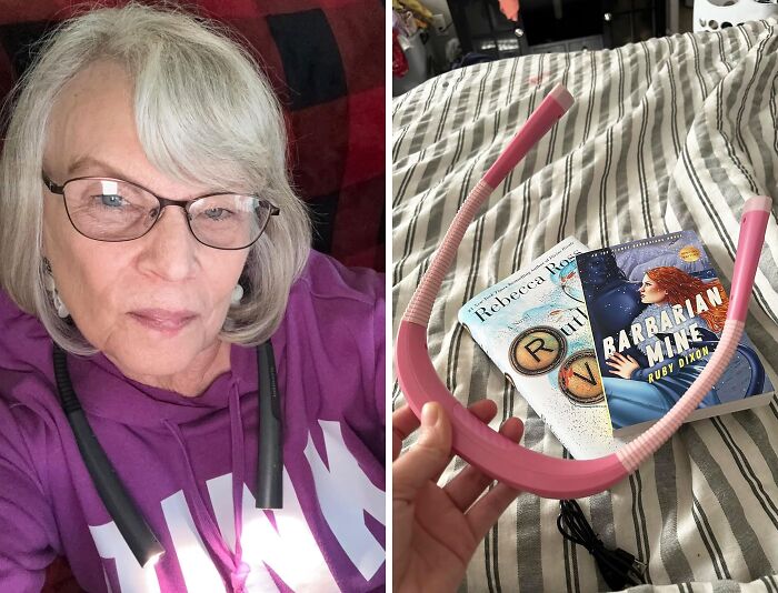 Stay Lit With LED Neck Reading Light! The Ultimate Hands-Free Light For Readaholics And Crafters