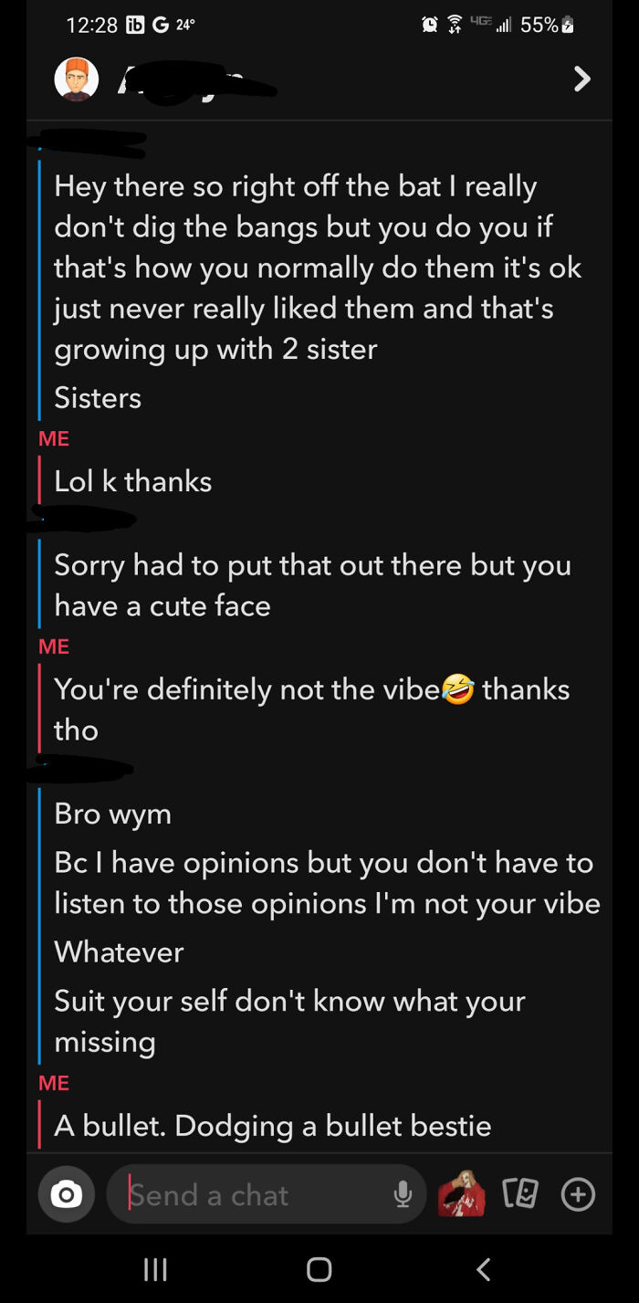 This Guy Just Added Me On Snap From A Dating Site Like Ok???