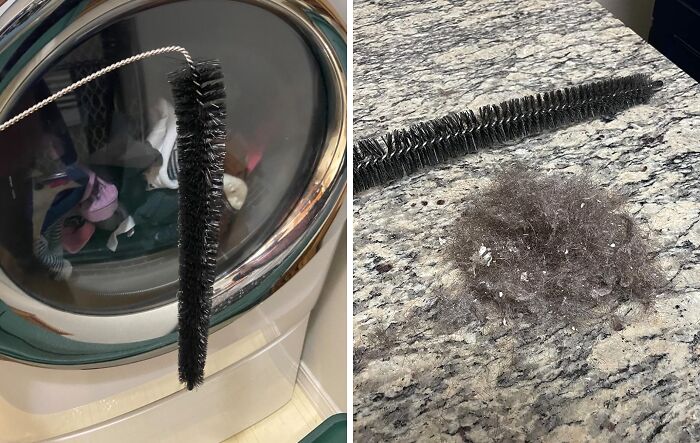 Cleaning appliance and lint brush, easy deep clean method.