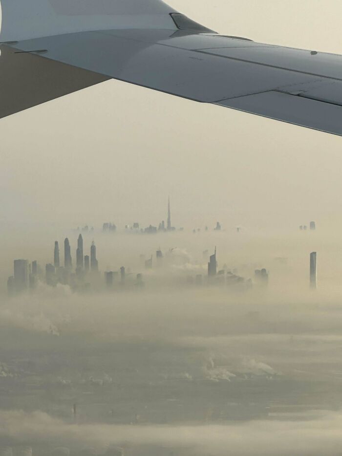 Contaminación sobre Dubai