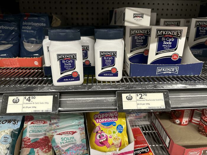 $4.50 For 350g vs. $2.70 For 500g