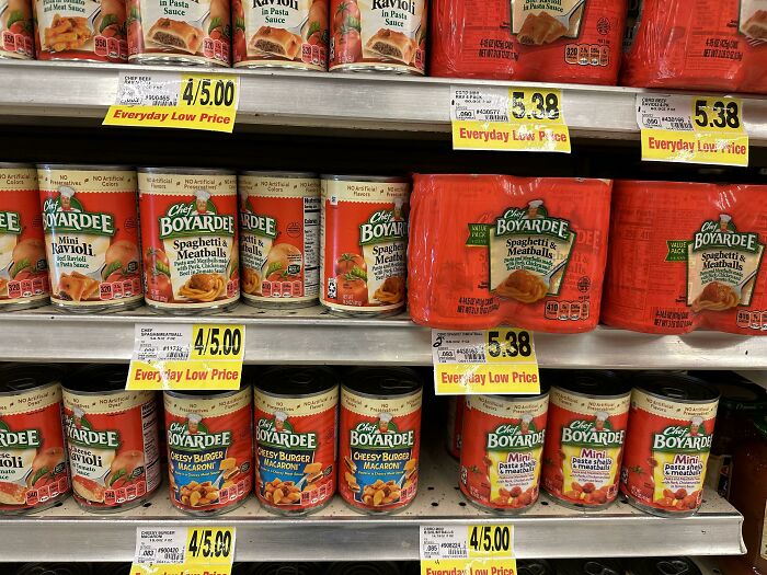 4/$5.00 Or A 4 Pack For $5.38