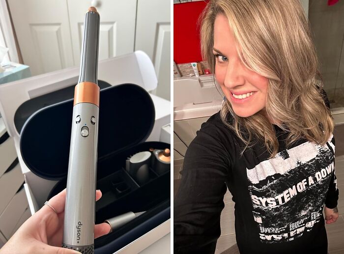 Mom's Hair Wizardry With Dyson Airwrap - Where Styling Meets Sorcery!