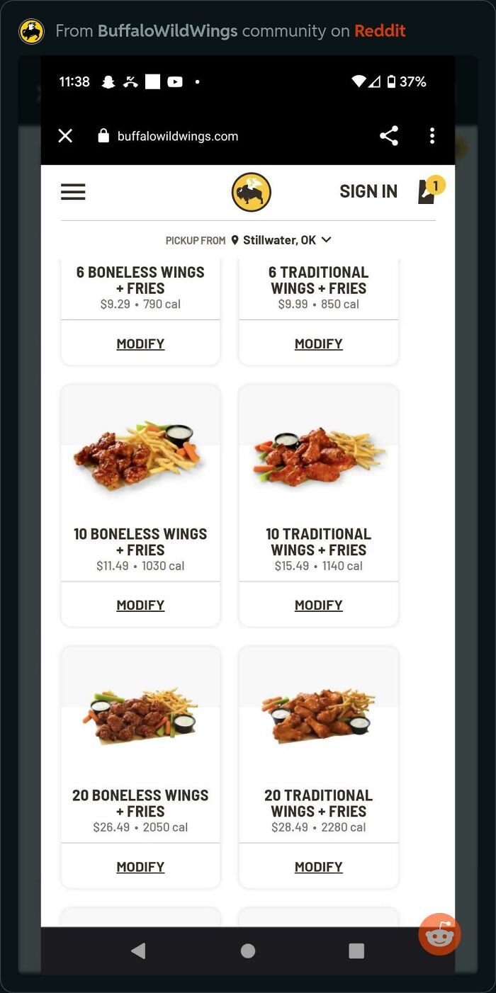 Bww Boneless Wings