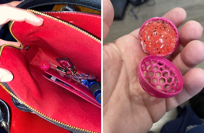 Keep Your Bags Looking Fresh With The Sticky Ball - The Ultimate Dirt And Dust Remover