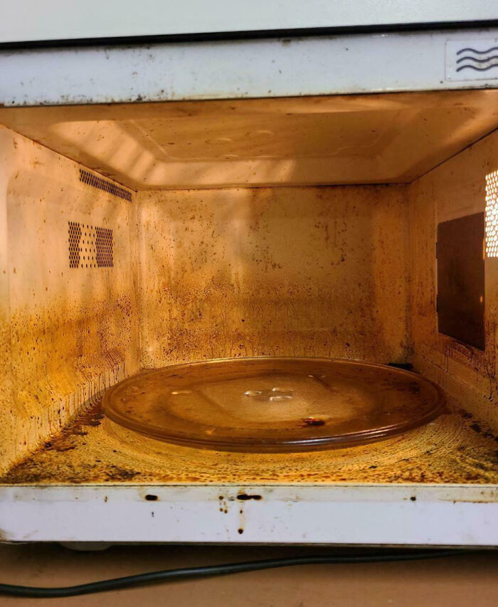 The Microwave That's Still Used At My Job Everyday