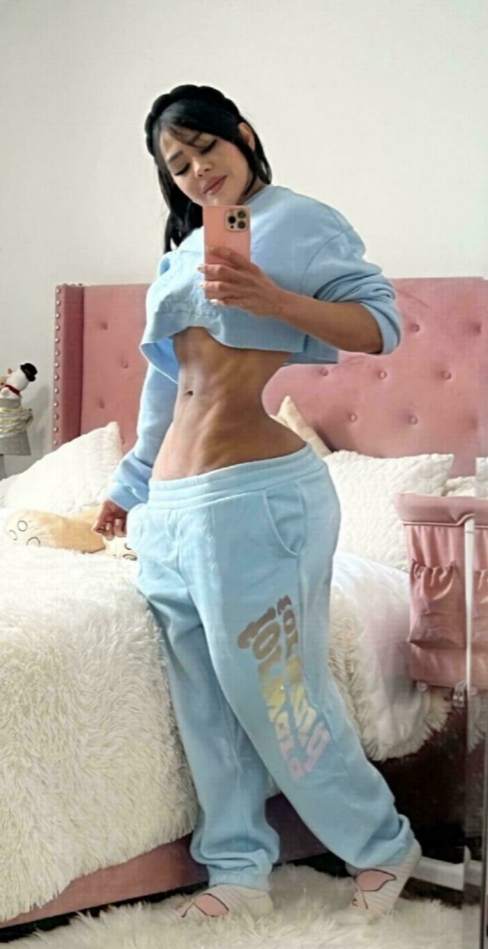 "Un mes tras dar a luz"