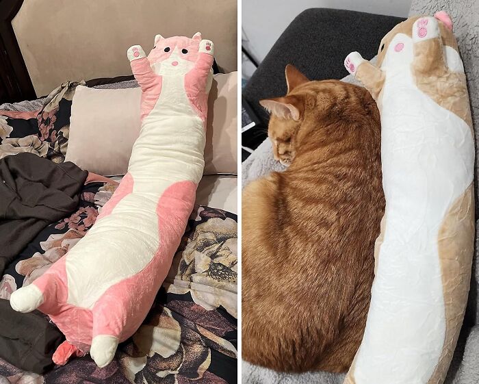 For Nights When You Wish Your Cat Could Hug Back - The Shangman Plush Cat Doll!