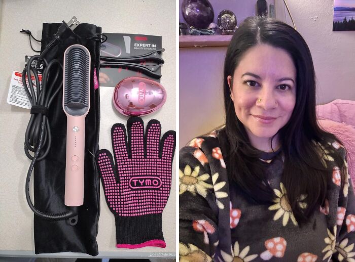 Revamp Mom's Hairstyle With The Hair Straightener Brush