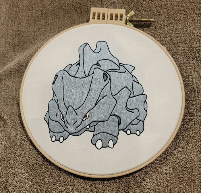 This Is What Almost 3 Skeins Of Grey Thread Looks Like