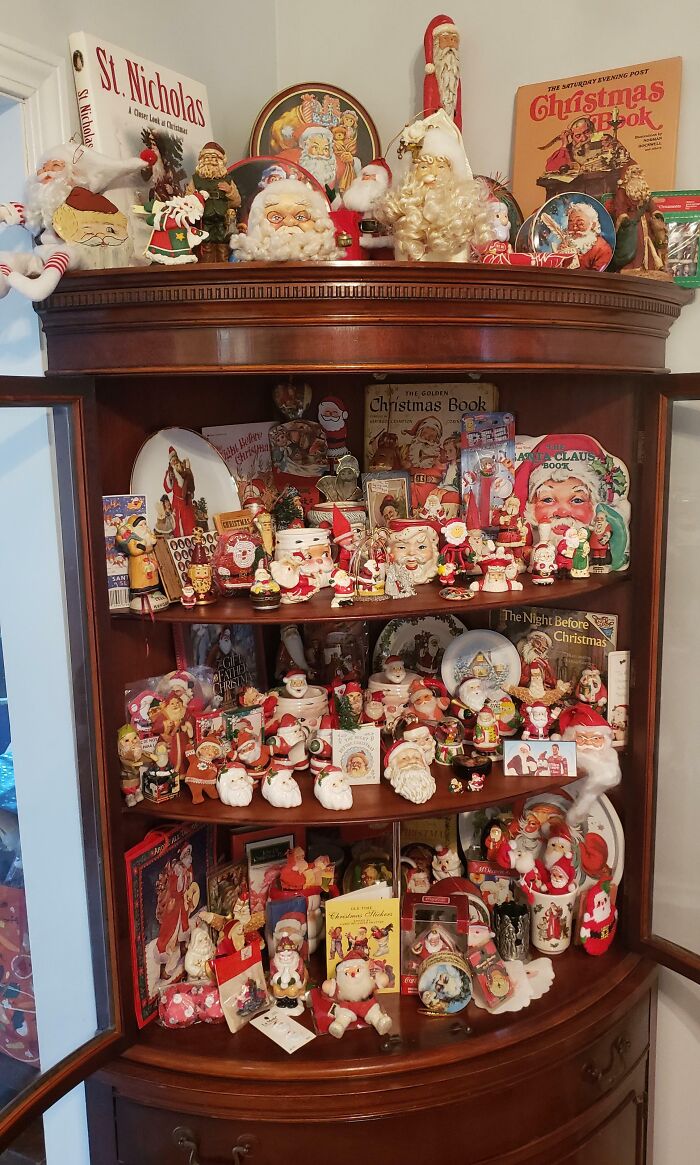 My Mother's Santa Claus Collection
