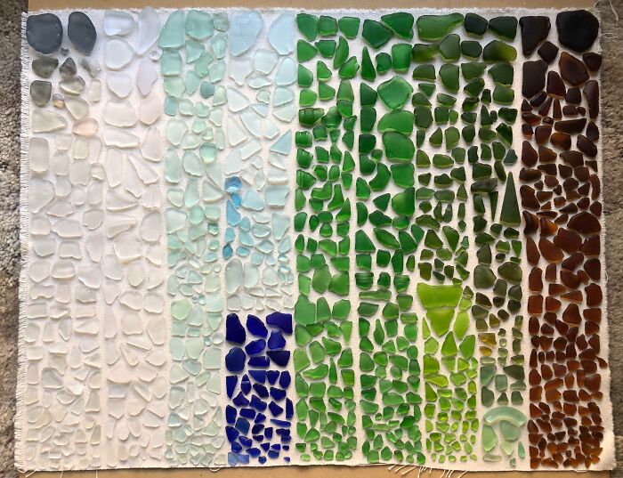 January Sea Glass Haul. I May Have A Problem