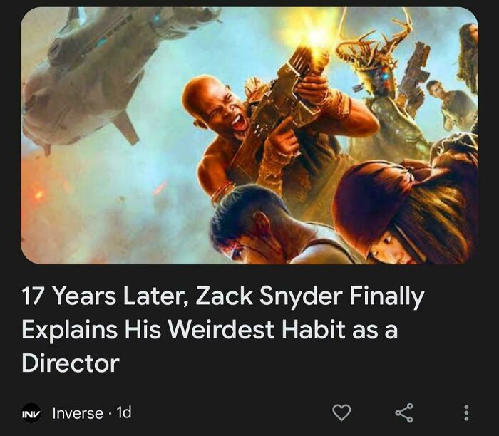 In A 2024 Interview, Zack Snyder Explains That His Wierdest Filmmaking Habit Is That He Seems To Always Produce Pieces Of S**t