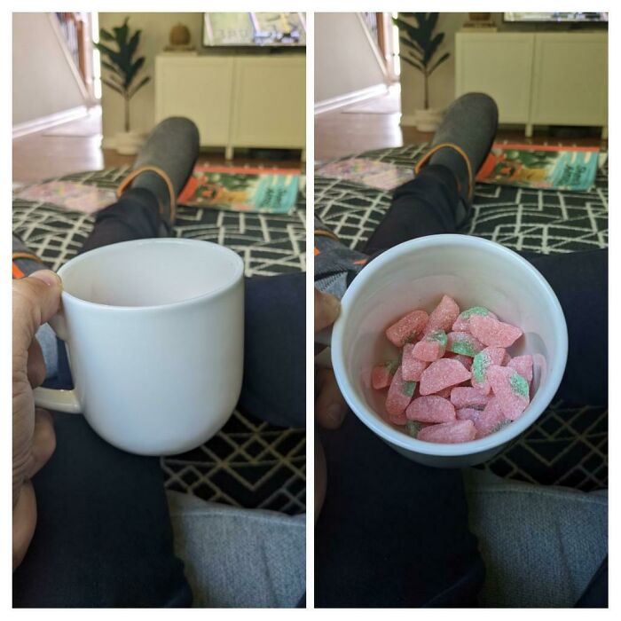 Así como chuches alrededor de mis hijos