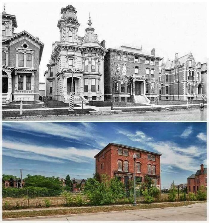Detroit In 1882 And 2017