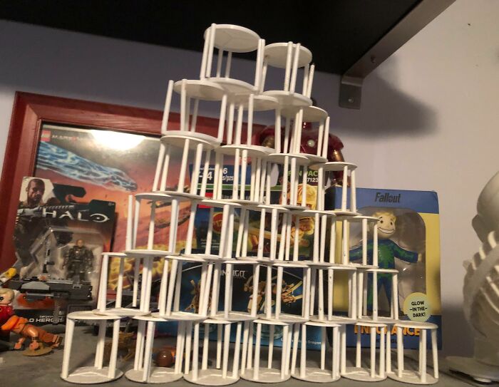 A Pizza Table Collection I’ve Stacked Up Over The Years Of Pizza Purchases