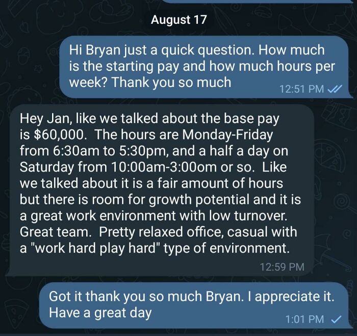 Not Sure If This Is Too Good To Be True? Need Help Please Before I Transfer To This Job?