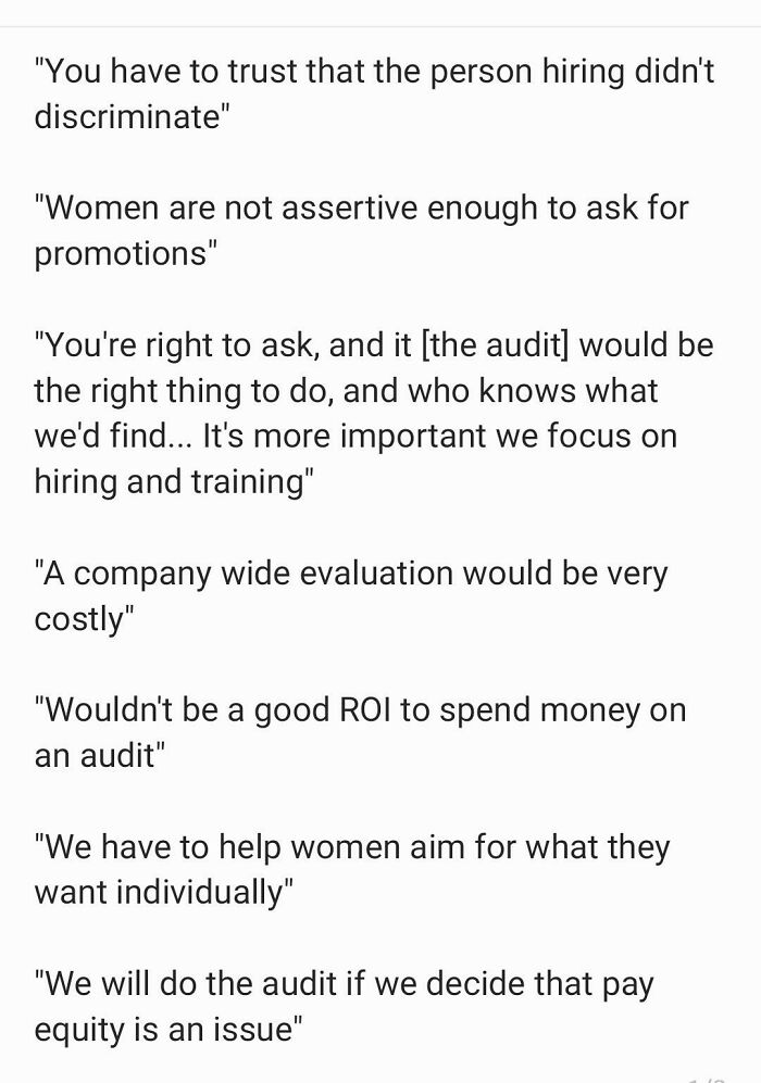 As A Leader Of A Women's Employee Group, I Was Tasked With Coming Up With Ideas To Reduce Inequity In Our Workplace