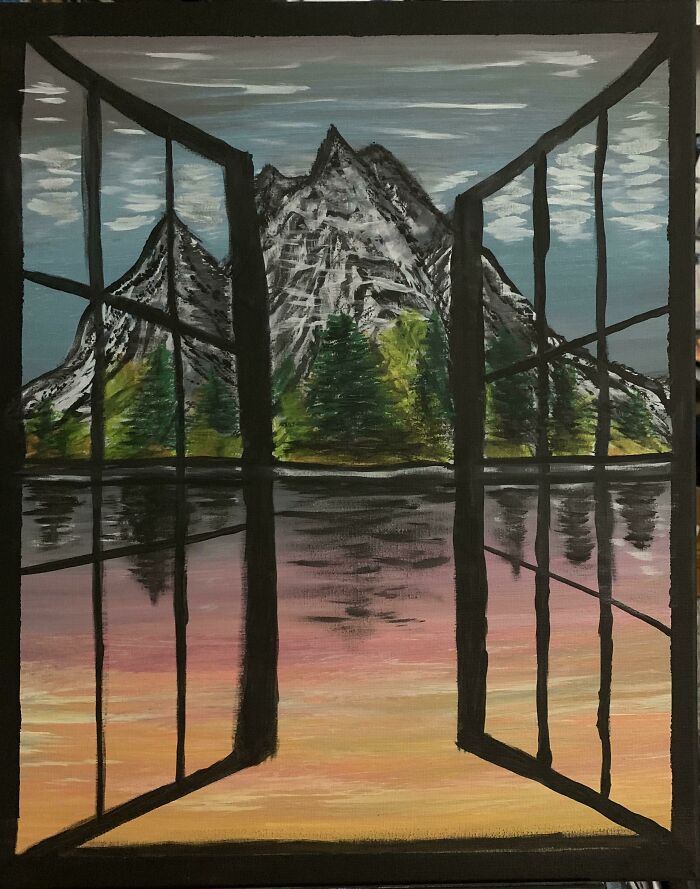 I Have An Extremely Shaky Arm From Brain Surgery I Had As A Kid, So I Paint With My Left Arm