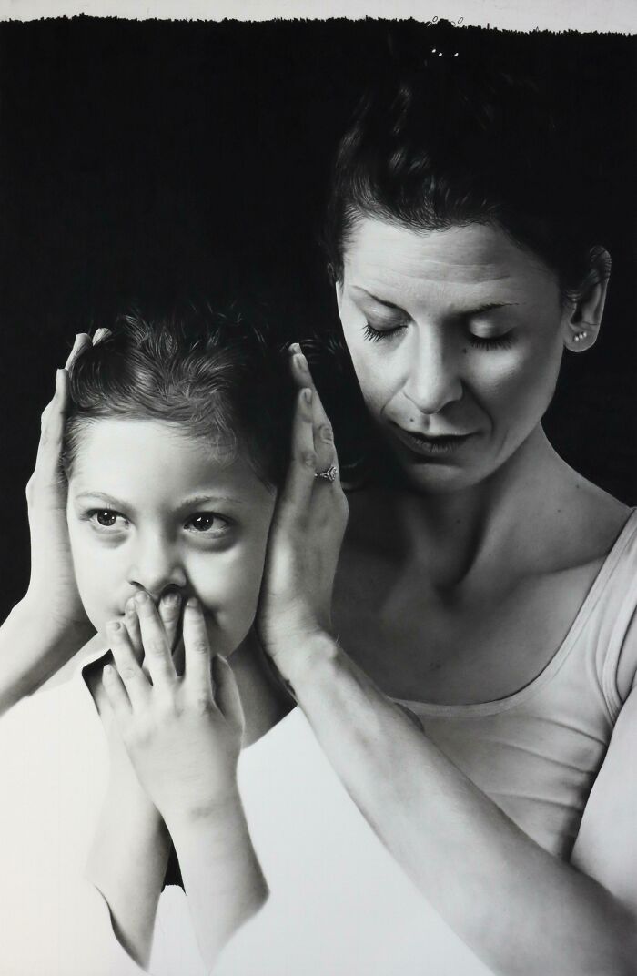 100 Hours Into This Charcoal Drawing 15 Hours To Go