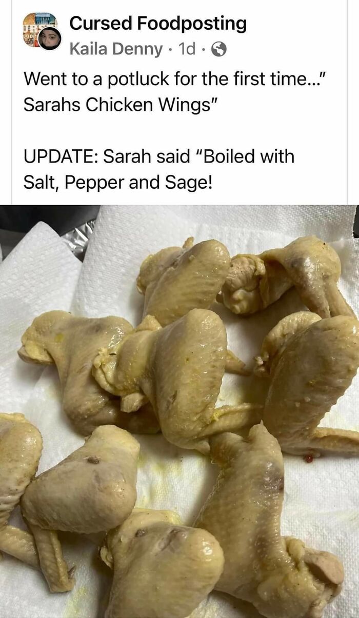 Sarah Is In Charge Of The Plates And Napkins Next Time