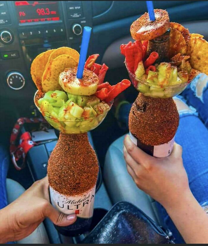 I'm Sure The Top Part Will Taste Good With Some Chamoy Drizzle But As For The Tajin On The Bottle... Why?