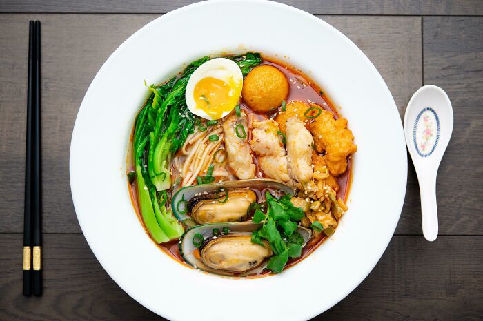 Homemade Spicy Seafood Ramen