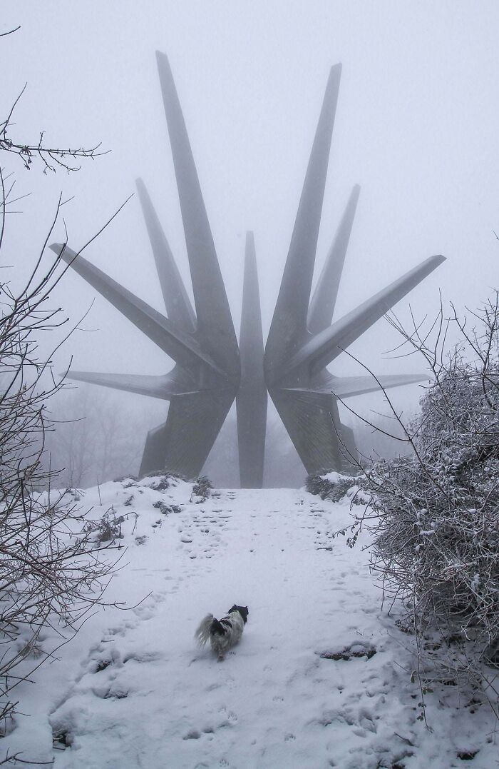 A War Memorial In Serbia