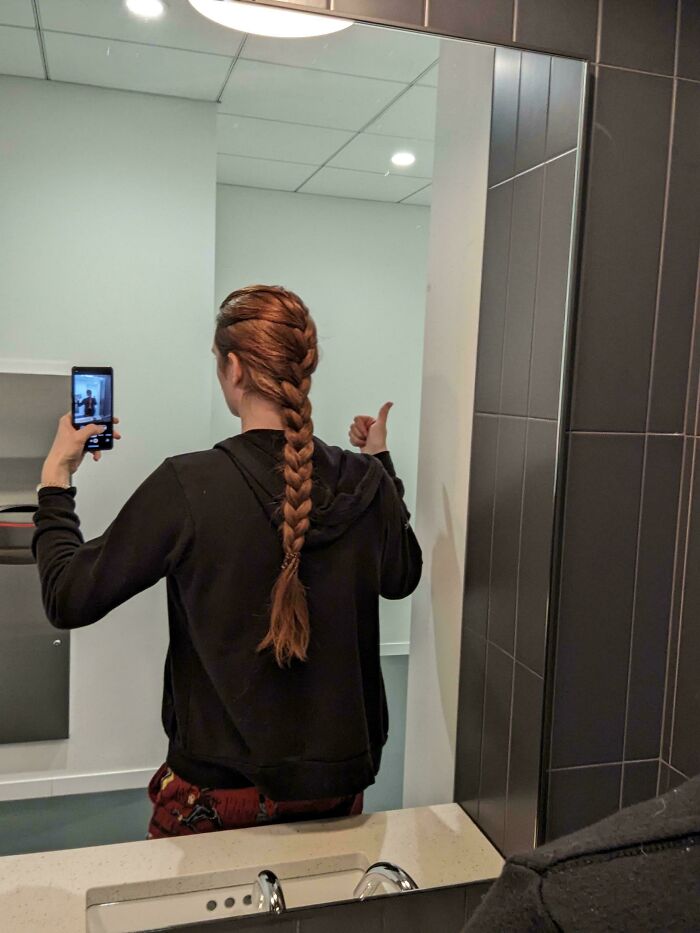 Definitely Too Feminine For Most Dudes, But The Braid Is The Best Way To Keep The Hair Out Of Your Face