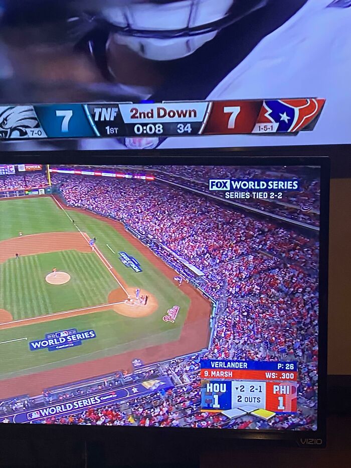 Both Philly Teams Are Tied Up With With Houston Teams, As They Play At The Same Time