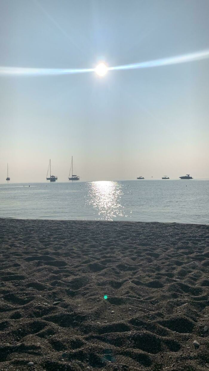 Boats On The Left Look Like They’re Floating