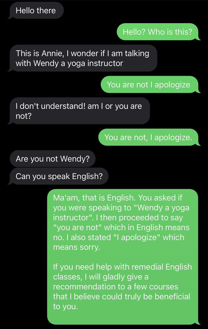 Le Sigh, Some People. She Continued To Go Off And Cuss At Me Lol