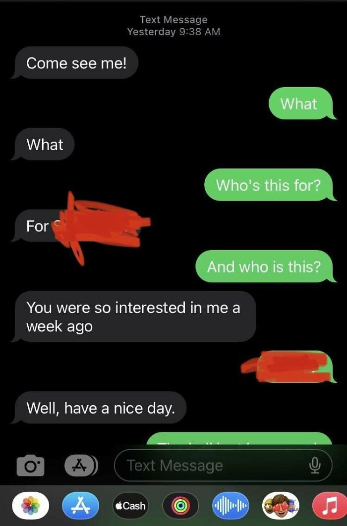 I Talked To This Girl For One Day The Week Before