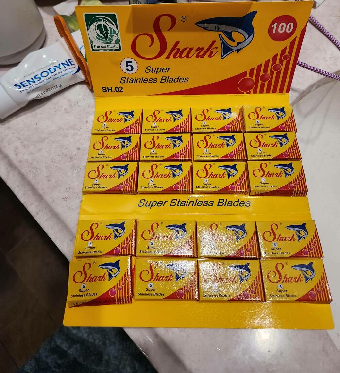 While My Blade Holder Is Definitely Bifl (Merkur 15 Years Ago) It Gives Me An Existential Crisis To Realize I May Have Just Bought A Lifetime Supply Of Blades For $5. I Tend To Use A Blade 6 Months To A Year And I'm 40 Years Old