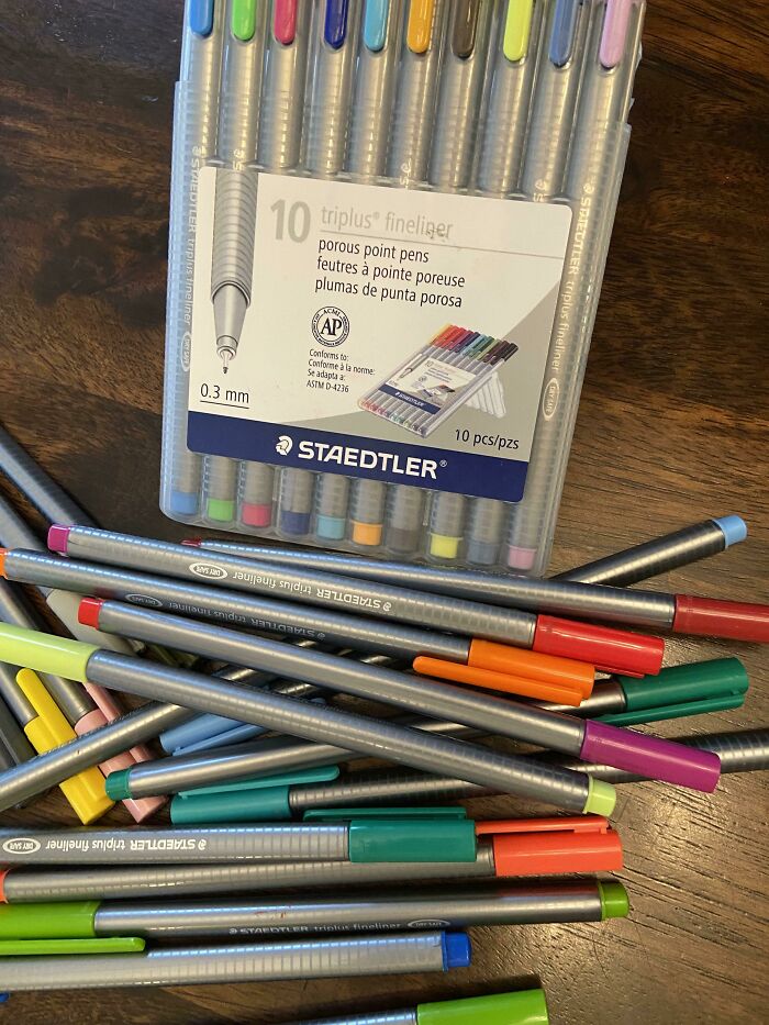 My Sister Got Me These Marker-Like Pens Ten Years Ago