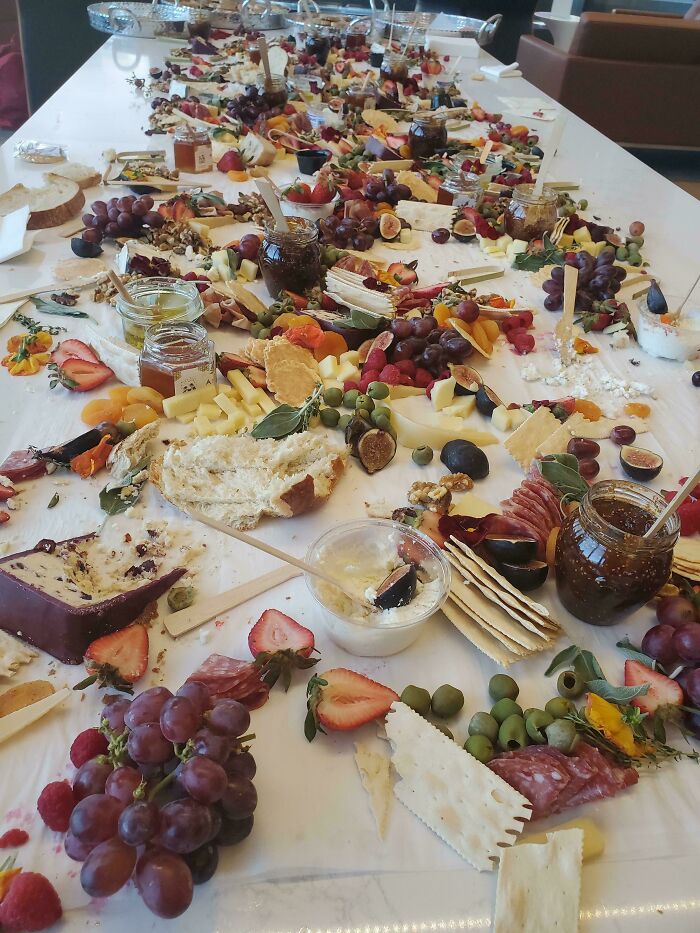 Food Leftover After The "Earth Day" Party At My Work