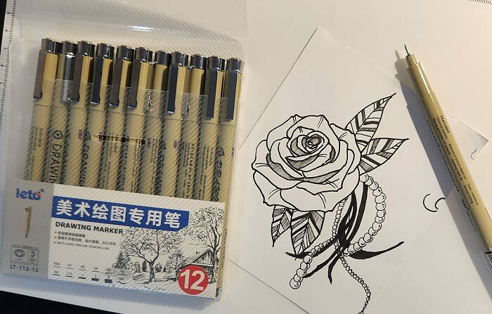 Art In Detail: Give The Gift Of Precision With Professional Fineliner Set!