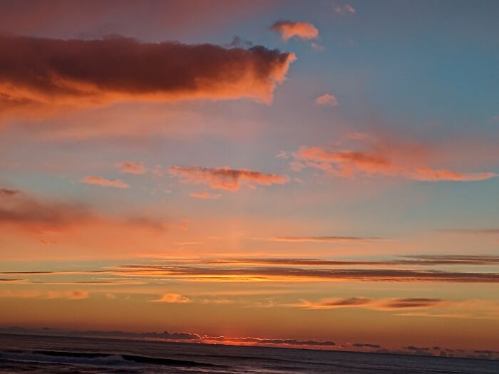 Cotton Candy Clouds At The Oregon Coast