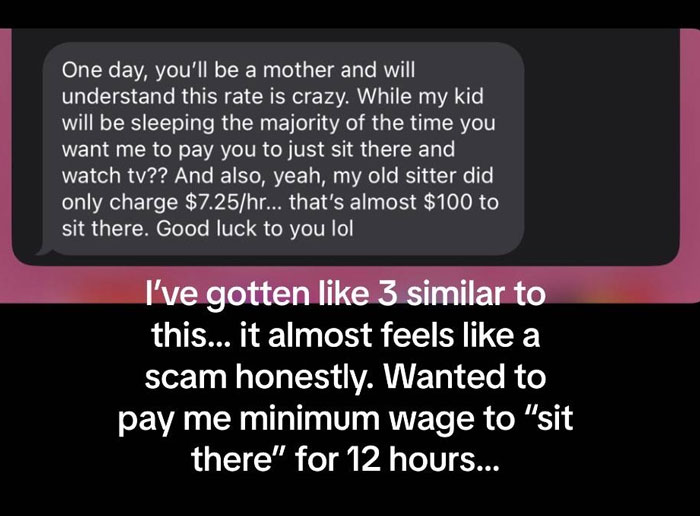 Nanny Shares Screenshots Of The Most Entitled Things Parents Have Asked For And Goes Viral - 8