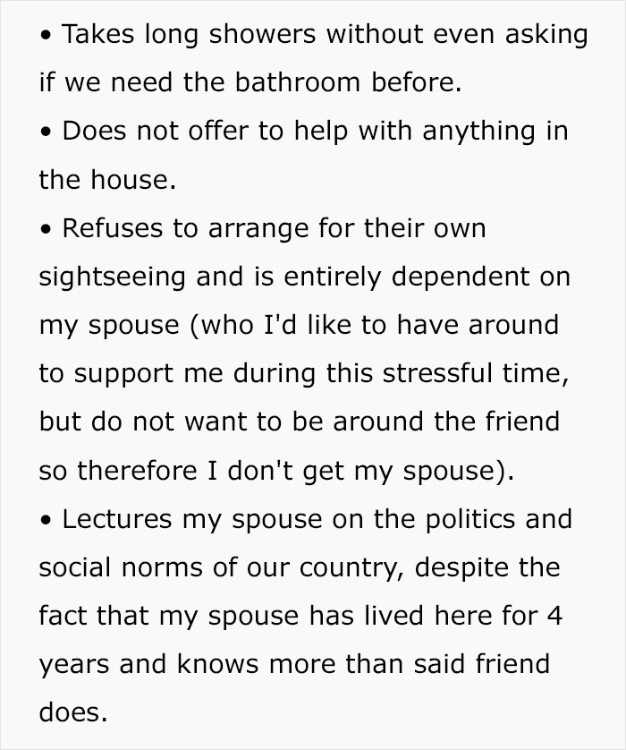 “The Last 6 Days Have Been Hell”: Friend Expects To Be Treated Like A King, Gets A Reality Check - 10