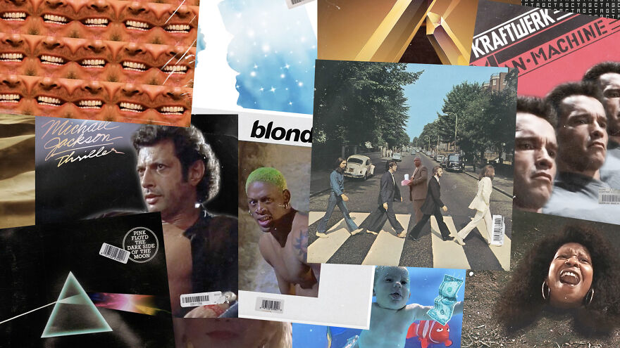 Album Covers Recreated With Movie Snippets