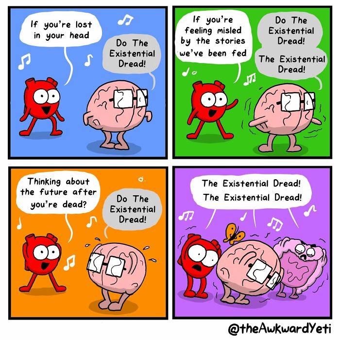 Battle Royale: The Hilarious Showdown Between Heart And Brain In Comic Form (New Pics)