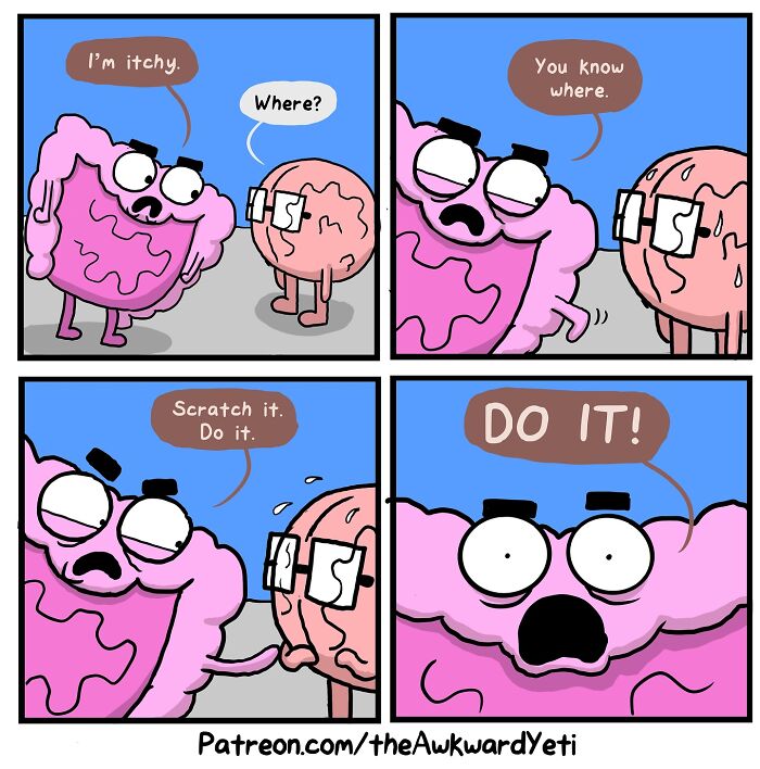 Battle Royale: The Hilarious Showdown Between Heart And Brain In Comic Form (New Pics)