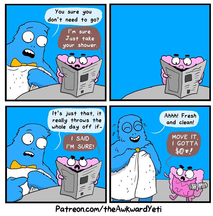 Battle Royale: The Hilarious Showdown Between Heart And Brain In Comic Form (New Pics)