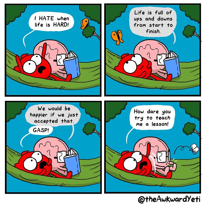 Battle Royale: The Hilarious Showdown Between Heart And Brain In Comic Form (New Pics)