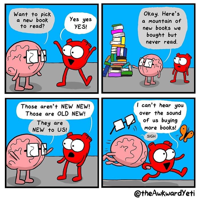 Battle Royale: The Hilarious Showdown Between Heart And Brain In Comic Form (New Pics)