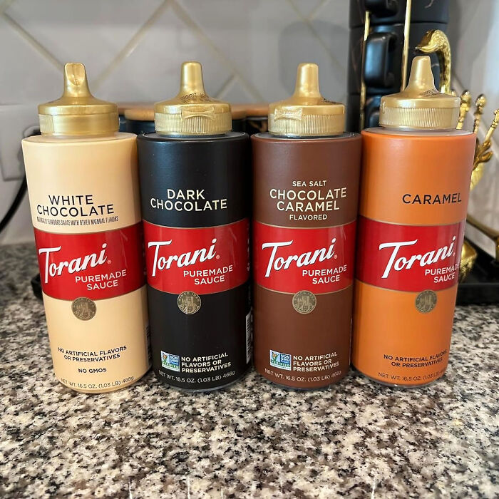 Flavor Up Their Life With Torani's Puremade Sauce Variety Pack - Four Bottles Of Yum!