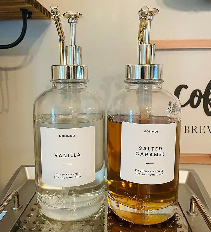 Keep Coffee Classy With Molimoli Gold Syrup Dispensers - For Those Who Take Their Sweetness Seriously!